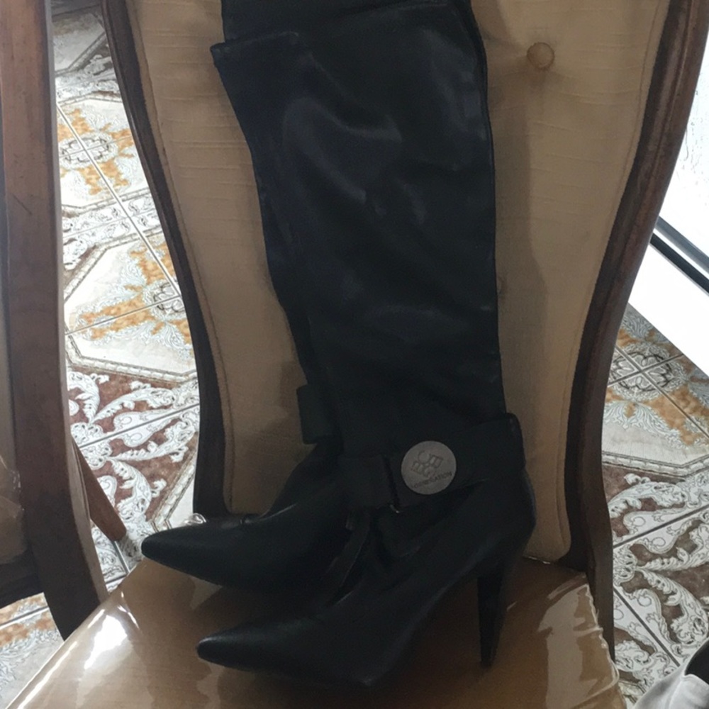High heeled boots